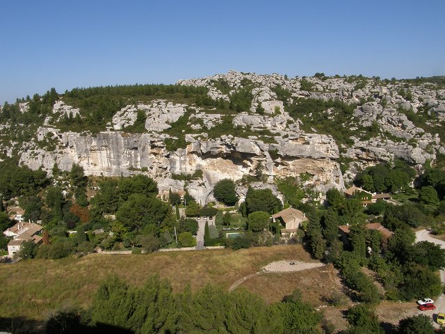 Vhled z Les Baux